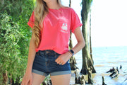 Classic Crab Tee | Watermelon Pink