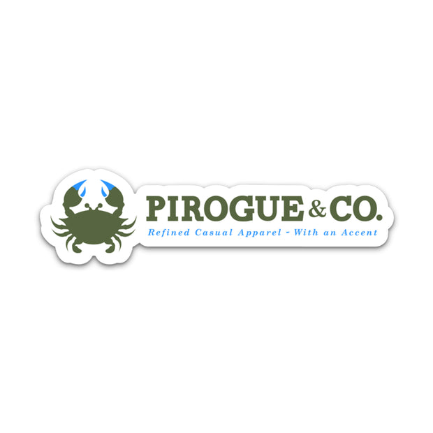 Pirogue & Co. Slim Sticker