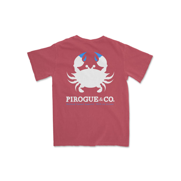 Lil Classic Crab Tee | Ruby Red